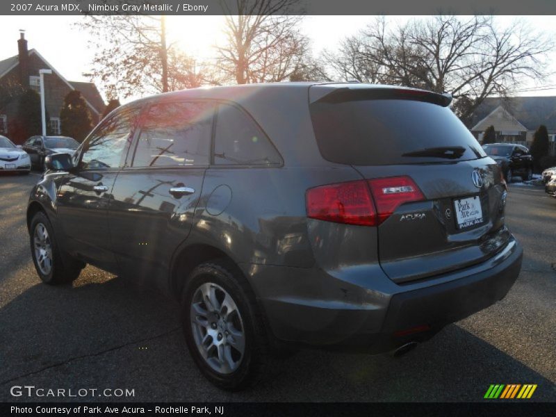 Nimbus Gray Metallic / Ebony 2007 Acura MDX