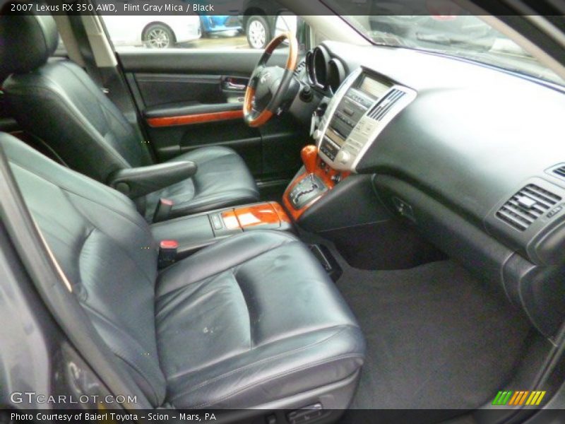 Flint Gray Mica / Black 2007 Lexus RX 350 AWD