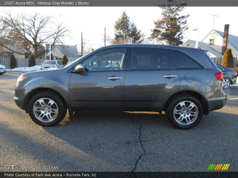 Nimbus Gray Metallic / Ebony 2007 Acura MDX