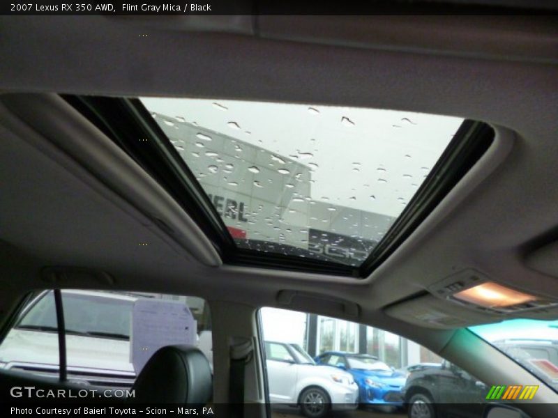 Flint Gray Mica / Black 2007 Lexus RX 350 AWD