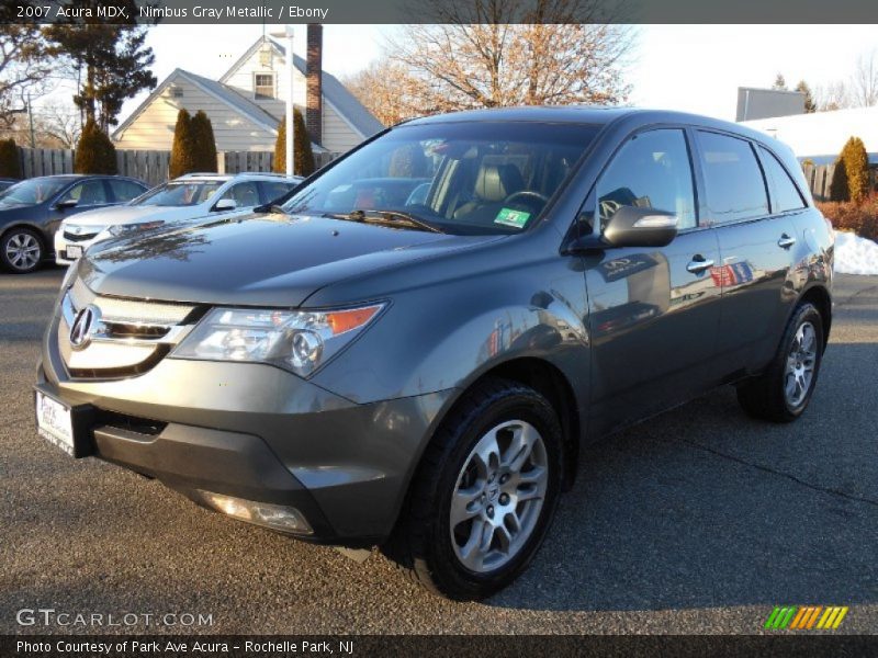 Nimbus Gray Metallic / Ebony 2007 Acura MDX