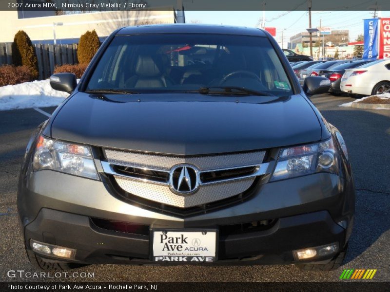 Nimbus Gray Metallic / Ebony 2007 Acura MDX