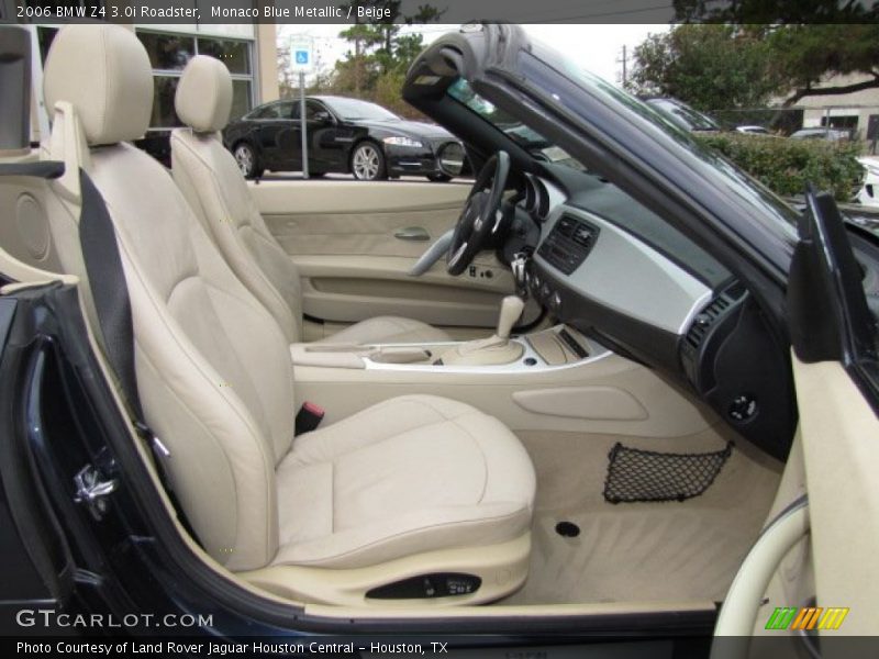 Monaco Blue Metallic / Beige 2006 BMW Z4 3.0i Roadster