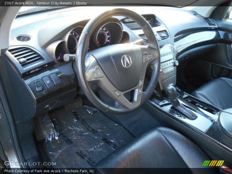 Nimbus Gray Metallic / Ebony 2007 Acura MDX