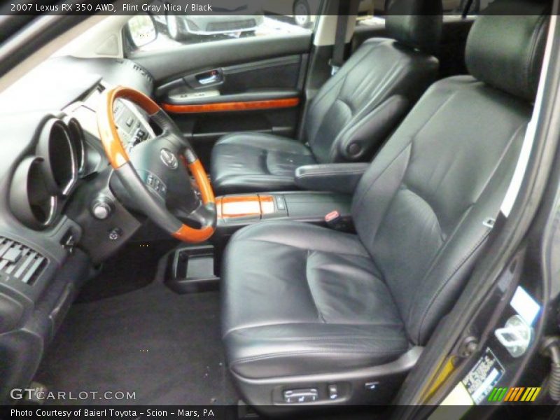 Front Seat of 2007 RX 350 AWD