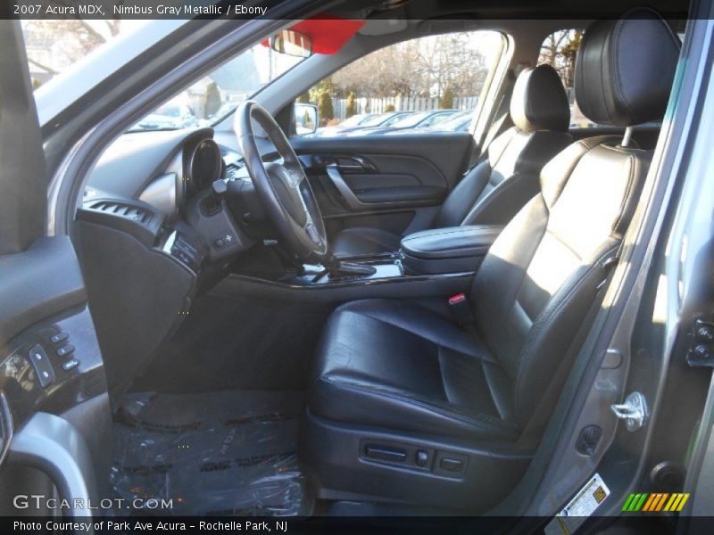 Nimbus Gray Metallic / Ebony 2007 Acura MDX