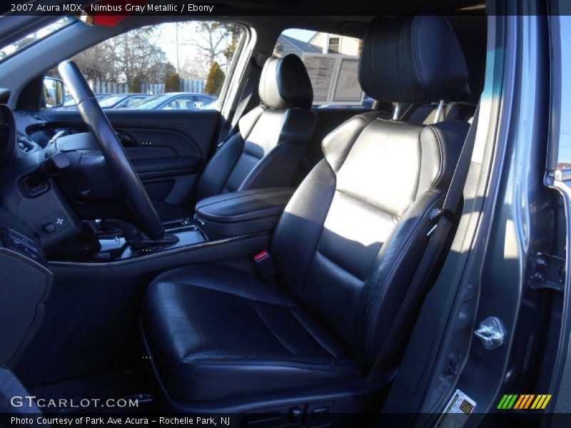 Nimbus Gray Metallic / Ebony 2007 Acura MDX