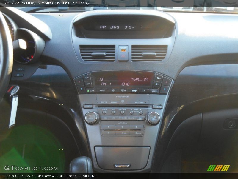 Nimbus Gray Metallic / Ebony 2007 Acura MDX