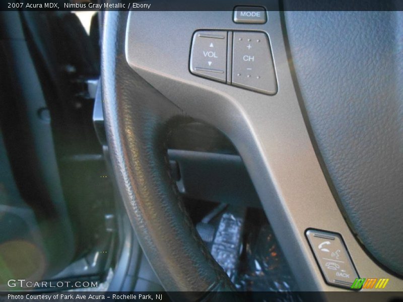 Nimbus Gray Metallic / Ebony 2007 Acura MDX