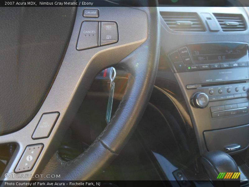Nimbus Gray Metallic / Ebony 2007 Acura MDX