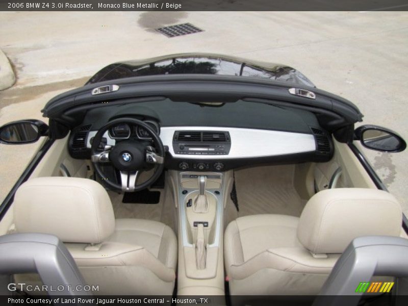 Monaco Blue Metallic / Beige 2006 BMW Z4 3.0i Roadster