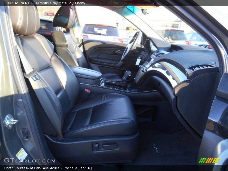 Nimbus Gray Metallic / Ebony 2007 Acura MDX