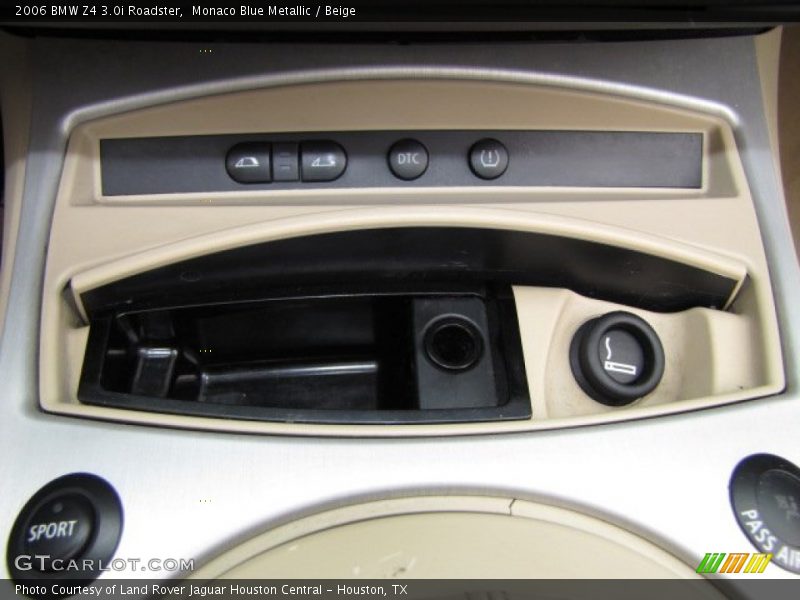Monaco Blue Metallic / Beige 2006 BMW Z4 3.0i Roadster