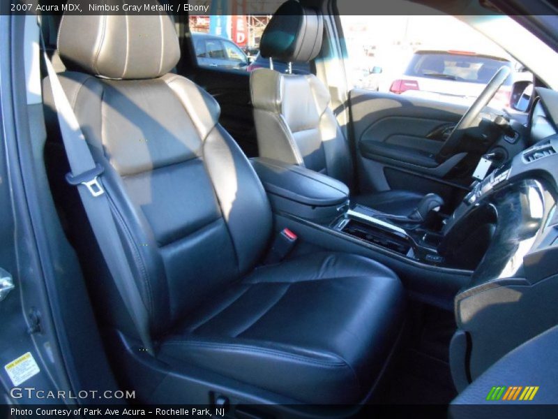 Nimbus Gray Metallic / Ebony 2007 Acura MDX