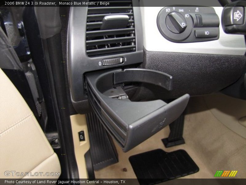 Monaco Blue Metallic / Beige 2006 BMW Z4 3.0i Roadster
