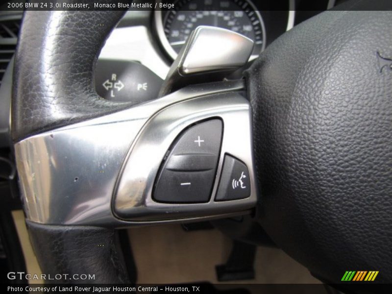 Monaco Blue Metallic / Beige 2006 BMW Z4 3.0i Roadster