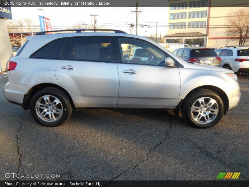 Billet Silver Metallic / Ebony 2008 Acura MDX Technology