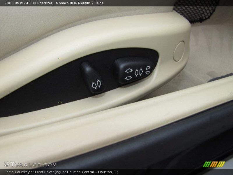 Monaco Blue Metallic / Beige 2006 BMW Z4 3.0i Roadster