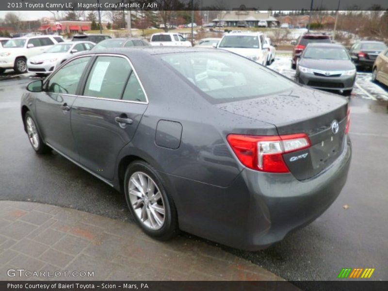 Magnetic Gray Metallic / Ash 2013 Toyota Camry LE