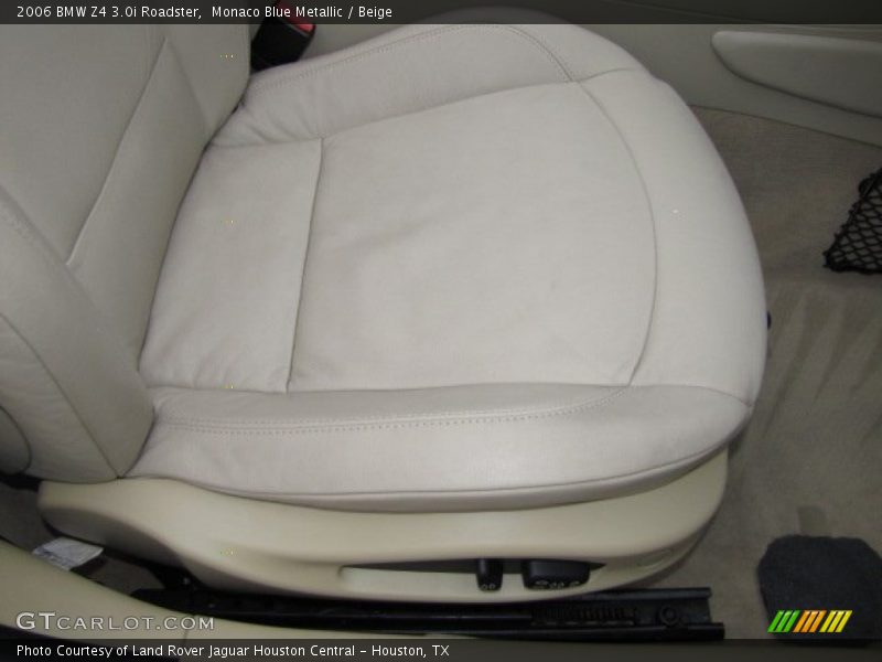 Monaco Blue Metallic / Beige 2006 BMW Z4 3.0i Roadster