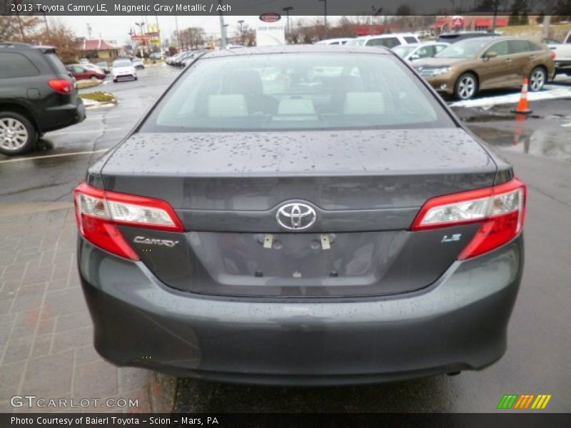 Magnetic Gray Metallic / Ash 2013 Toyota Camry LE
