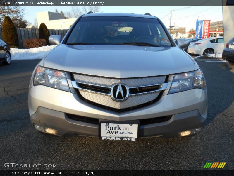 Billet Silver Metallic / Ebony 2008 Acura MDX Technology
