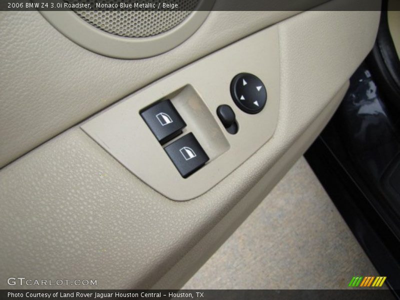 Monaco Blue Metallic / Beige 2006 BMW Z4 3.0i Roadster