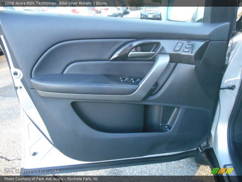 Billet Silver Metallic / Ebony 2008 Acura MDX Technology