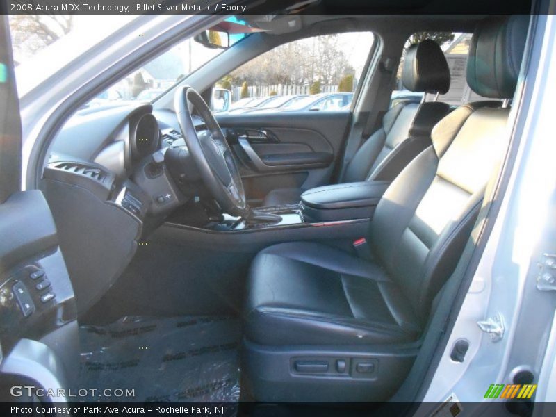 Billet Silver Metallic / Ebony 2008 Acura MDX Technology