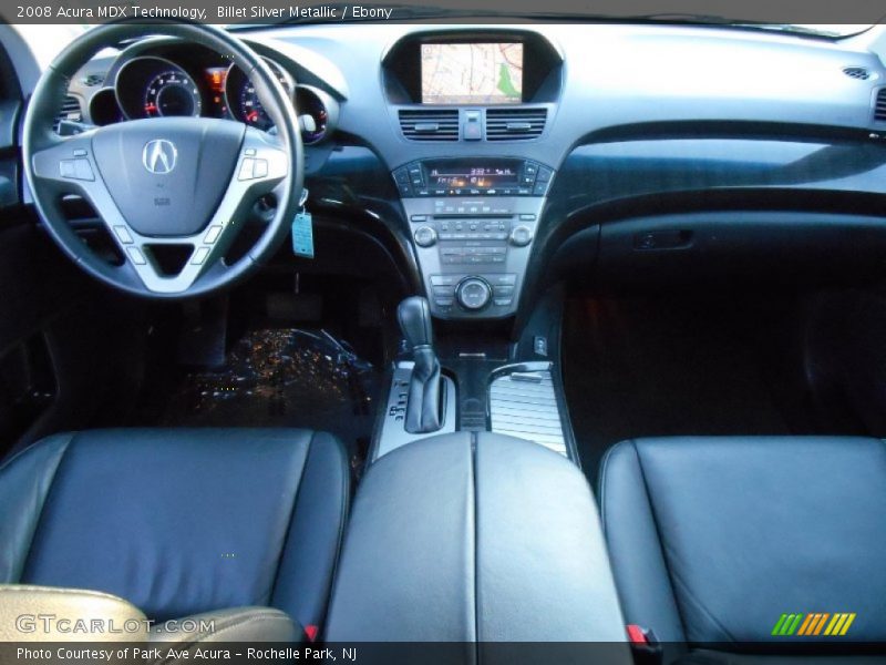 Billet Silver Metallic / Ebony 2008 Acura MDX Technology