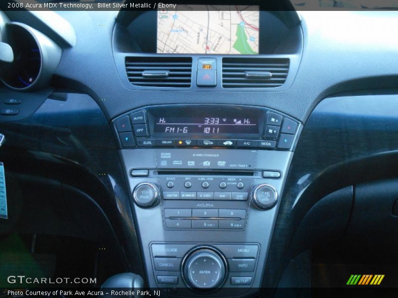 Billet Silver Metallic / Ebony 2008 Acura MDX Technology