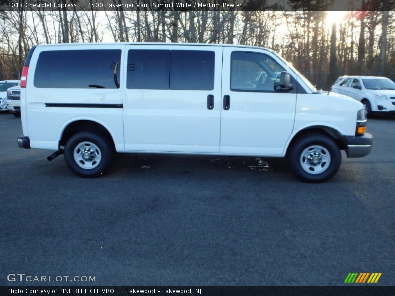 Summit White / Medium Pewter 2013 Chevrolet Express LT 2500 Passenger Van