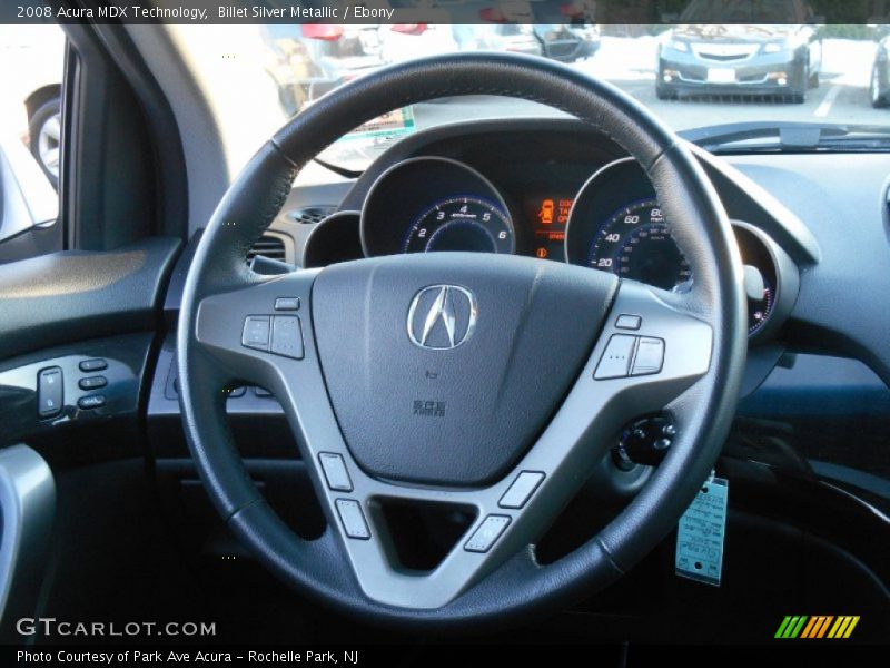 Billet Silver Metallic / Ebony 2008 Acura MDX Technology