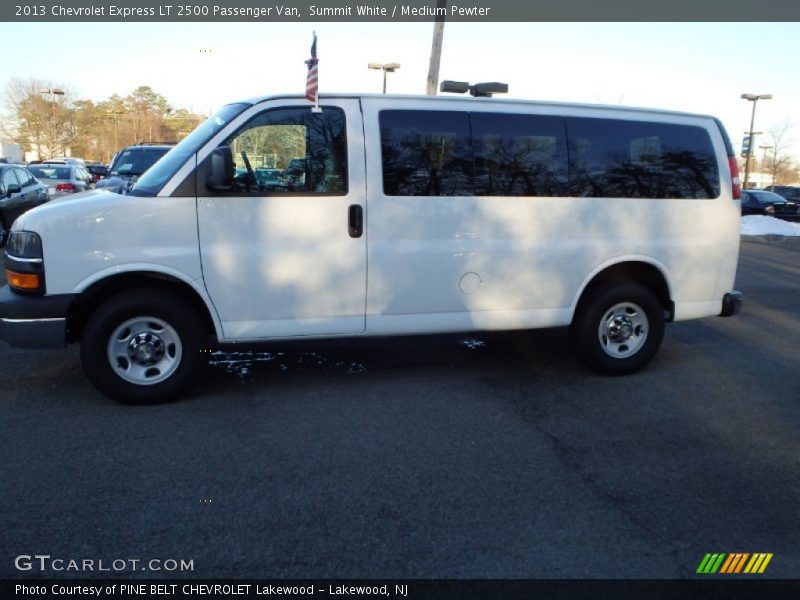 Summit White / Medium Pewter 2013 Chevrolet Express LT 2500 Passenger Van