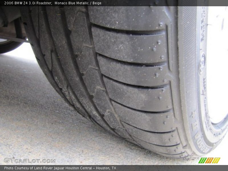 Monaco Blue Metallic / Beige 2006 BMW Z4 3.0i Roadster