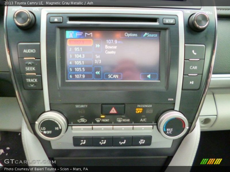 Magnetic Gray Metallic / Ash 2013 Toyota Camry LE