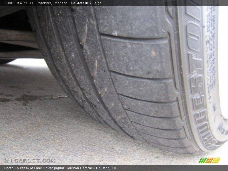 Monaco Blue Metallic / Beige 2006 BMW Z4 3.0i Roadster