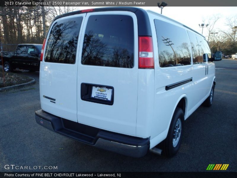 Summit White / Medium Pewter 2013 Chevrolet Express LT 2500 Passenger Van