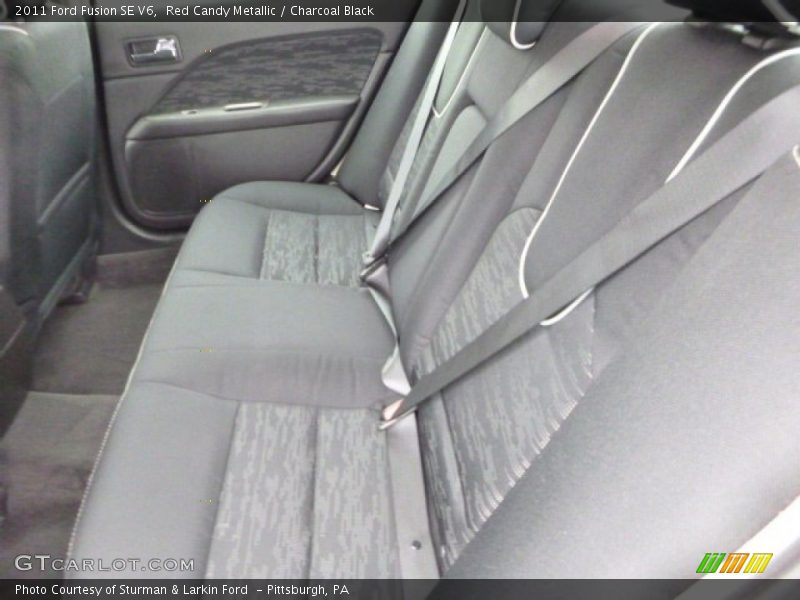 Red Candy Metallic / Charcoal Black 2011 Ford Fusion SE V6
