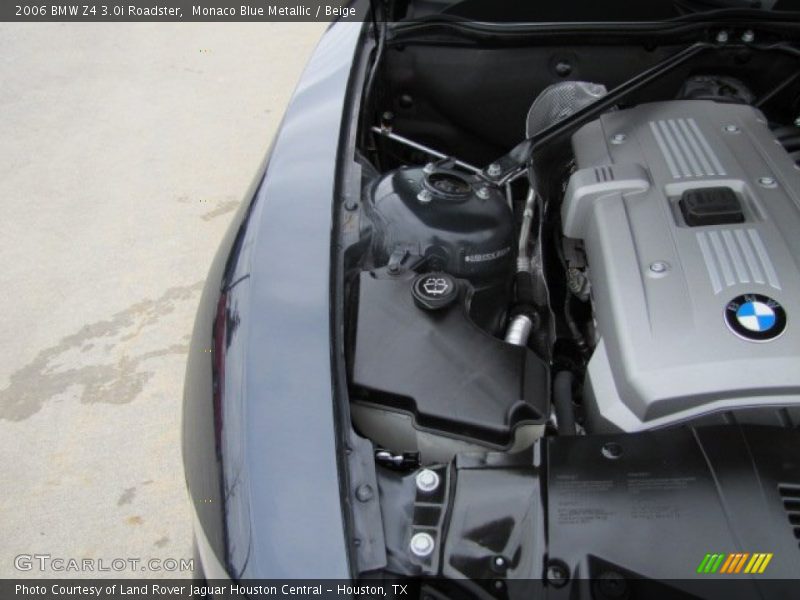 Monaco Blue Metallic / Beige 2006 BMW Z4 3.0i Roadster