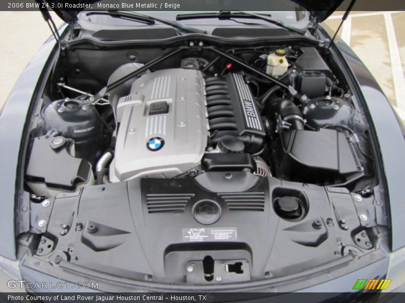 Monaco Blue Metallic / Beige 2006 BMW Z4 3.0i Roadster