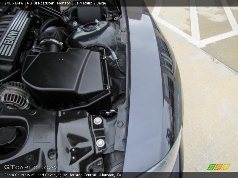 Monaco Blue Metallic / Beige 2006 BMW Z4 3.0i Roadster