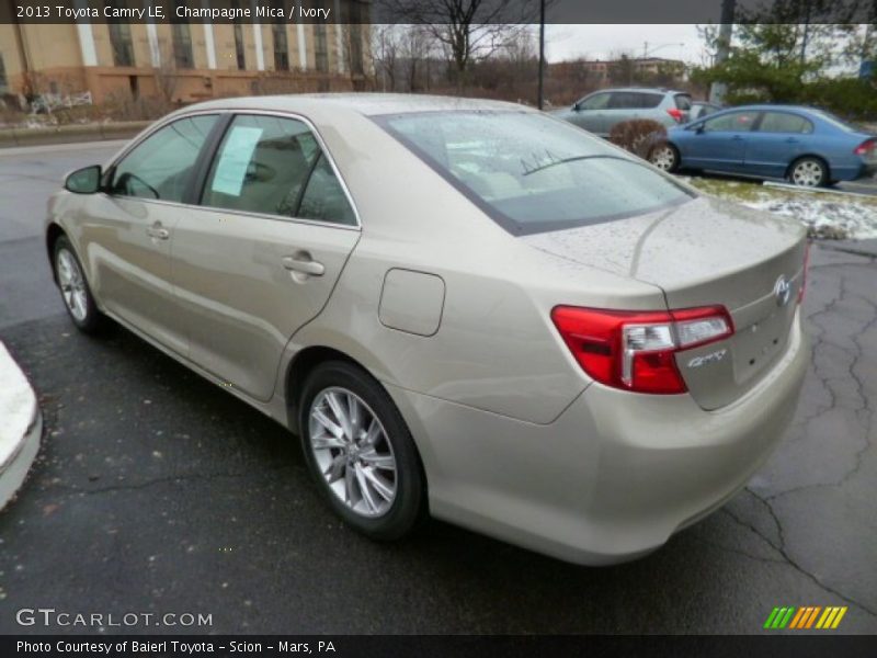 Champagne Mica / Ivory 2013 Toyota Camry LE