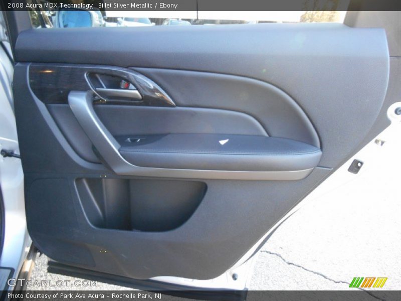 Billet Silver Metallic / Ebony 2008 Acura MDX Technology