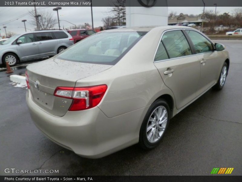 Champagne Mica / Ivory 2013 Toyota Camry LE