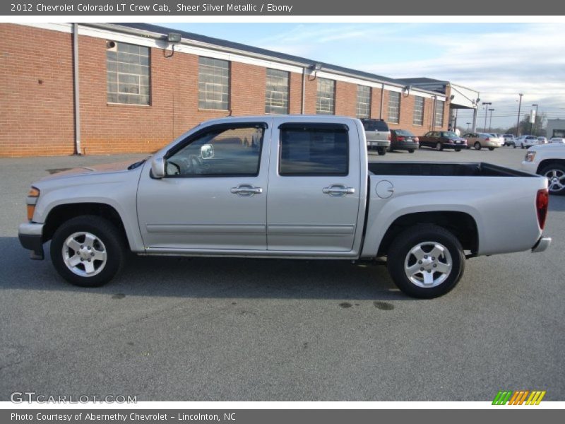 Sheer Silver Metallic / Ebony 2012 Chevrolet Colorado LT Crew Cab