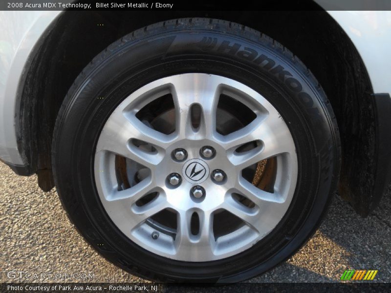 Billet Silver Metallic / Ebony 2008 Acura MDX Technology