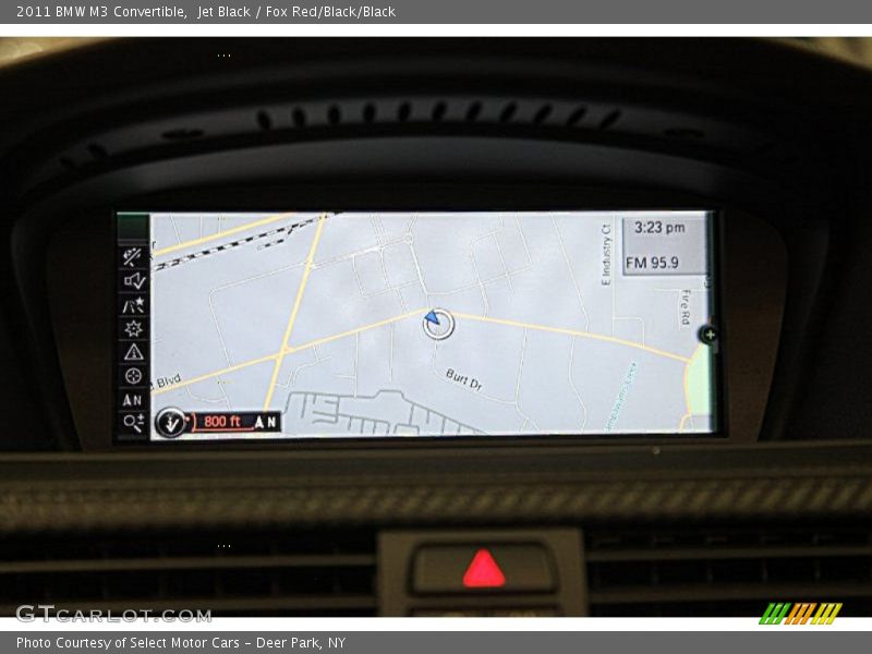 Jet Black / Fox Red/Black/Black 2011 BMW M3 Convertible