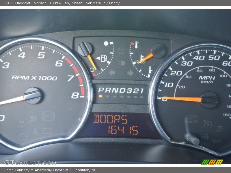 Sheer Silver Metallic / Ebony 2012 Chevrolet Colorado LT Crew Cab