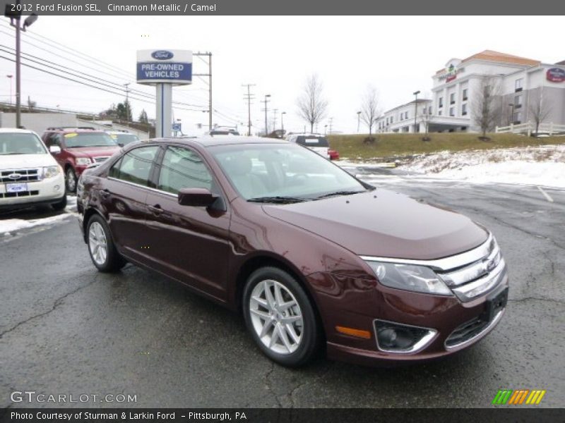 Cinnamon Metallic / Camel 2012 Ford Fusion SEL